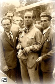 Nino Farina, durante il Gran Premio del Valentino che si svolse a Torino il 1° settembre 1946